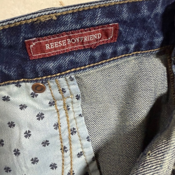 Lucky Brand Reese Boyfriend Jeans Womens Plus 24W Blue Denim Cropped Tapered Leg - Picture 10 of 11